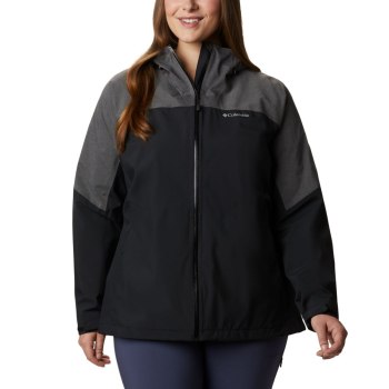 Columbia Ženske Jakne - Evolution Valley II Plus Size Crne Sive | NIQM-65720